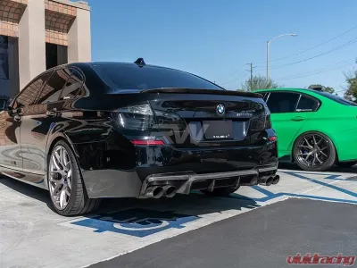 RW Carbon M Sport DTM Carbon Fiber Rear Diffuser BMW F10 | F11 5 Series 2011-2017 - bmwf10015