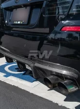 RW Carbon M Sport DTM Carbon Fiber Rear Diffuser BMW F10 | F11 5 Series 2011-2017                                     - bmwf10015 - Image 4