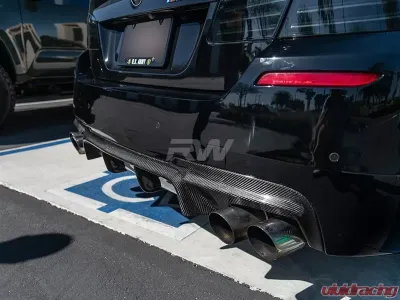 RW Carbon M Sport DTM Carbon Fiber Rear Diffuser BMW F10 | F11 5 Series 2011-2017 - bmwf10015
