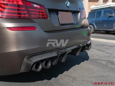 RW Carbon DTM Carbon Fiber Rear Diffuser BMW M5 F10 2012-2017 - bmwf10023