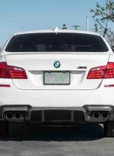 RW Carbon DTM Carbon Fiber Rear Diffuser BMW M5 F10 2012-2017                                     - bmwf10023 - Image 3