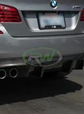 RW Carbon DTM Carbon Fiber Rear Diffuser BMW M5 F10 2012-2017                                     - bmwf10023 - Image 5