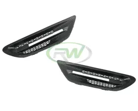 RW Carbon Fiber Fender Grilles BMW M5 F10 2012-2017