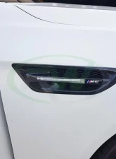 RW Carbon Fiber Fender Grilles BMW M5 F10 2012-2017                                     - bmwf10031 - Image 3