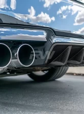 RW Carbon Type I Carbon Fiber Center Diffuser BMW M5 F10 2012-2017                                     - bmwf10047 - Image 6