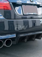 RW Carbon Type I Carbon Fiber Center Diffuser BMW M5 F10 2012-2017                                     - bmwf10047 - Image 4