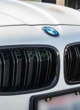 RW Carbon Gloss Black Double Slat Grilles BMW F10 | F11 5 Series 2011-2017                                     - bmwf10049 - Image 5