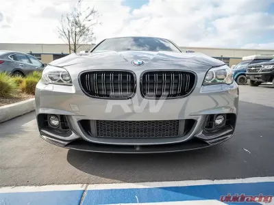 RW Carbon Gloss Black Double Slat Grilles BMW F10 | F11 5 Series 2011-2017 - bmwf10049