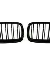 RW Carbon Gloss Black Double Slat Grilles BMW F10 | F11 5 Series 2011-2017                                     - bmwf10049 - Image 5