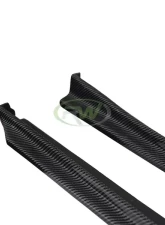 RW Carbon 3D Style Carbon Fiber Side Skirt Extensions BMW F10 | F11 2011-2017                                     - bmwf10053 - Image 5