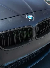 RW Carbon Fiber Double Slat Grilles BMW F10 | F11 5 Series 2011-2017                                     - bmwf10061 - Image 2