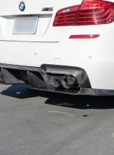 RW Carbon GTX Style Carbon Fiber Diffuser BMW F10 M5 2012-2017                                     - bmwf1067 - Image 6