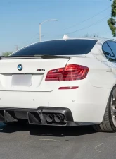 RW Carbon GTX Style Carbon Fiber Diffuser BMW F10 M5 2012-2017                                     - bmwf1067 - Image 2