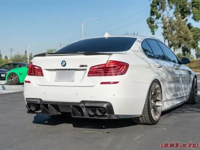 RW Carbon GTX Style Carbon Fiber Diffuser BMW F10 M5 2012-2017 - bmwf1067