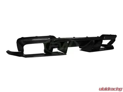RW Carbon GTX Style Carbon Fiber Diffuser BMW F10 M5 2012-2017 - bmwf1067