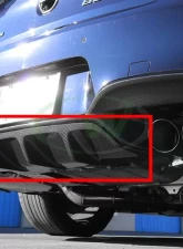 RW Carbon Fiber Center Diffuser BMW M6 F06 | F12 | F13 2012-2019                                     - bmwf12011 - Image 3