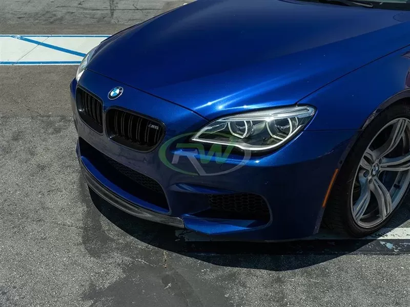 RW Carbon Center CF Front Lip Spoiler BMW M6 F06 | F12 | F13 2013-2018 - bmwf12016