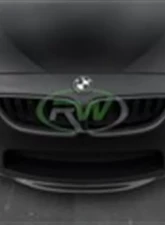 RW Carbon Center CF Front Lip Spoiler BMW M6 F06 | F12 | F13 2013-2018                                     - bmwf12016 - Image 3