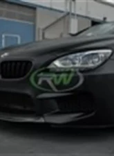 RW Carbon Center CF Front Lip Spoiler BMW M6 F06 | F12 | F13 2013-2018                                     - bmwf12016 - Image 4