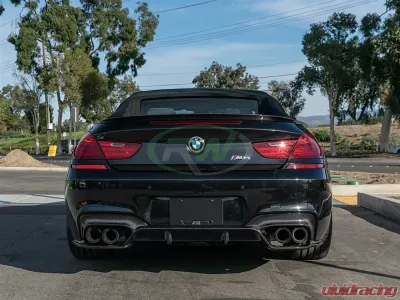 RW Carbon 3D Style Carbon Fiber Diffuser BMW M6 F06 | F12 | F13 2012-2019 - bmwf12020