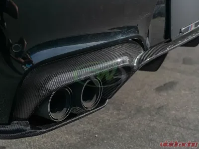 RW Carbon 3D Style Carbon Fiber Diffuser BMW M6 F06 | F12 | F13 2012-2019 - bmwf12020