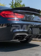 RW Carbon 3D Style Carbon Fiber Diffuser BMW M6 F06 | F12 | F13 2012-2019                                     - bmwf12020 - Image 4