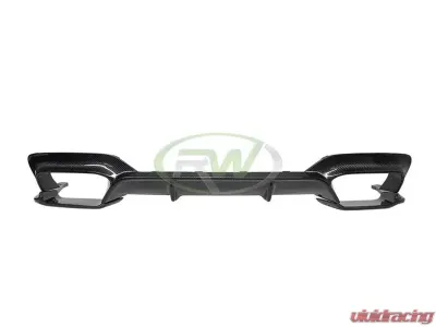 RW Carbon 3D Style Carbon Fiber Diffuser BMW M6 F06 | F12 | F13 2012-2019 - bmwf12020