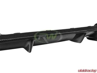 RW Carbon 3D Style Carbon Fiber Diffuser BMW M6 F06 | F12 | F13 2012-2019 - bmwf12020