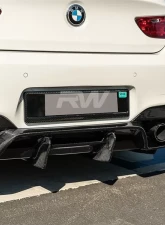 RW Carbon GTX Carbon Fiber Diffuser BMW F06 F12 | F13 2012-2019                                     - bmwf13002 - Image 4