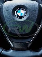 RW Carbon CF Steering Wheel Trim BMW F15 X5 | F16 X6 2014-2018                                     - bmwf15001 - Image 2