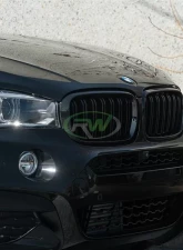 RW Carbon Gloss Black Grilles BMW X5 | X6 | X5M | X6M 2015-2018                                     - bmwf15002 - Image 6
