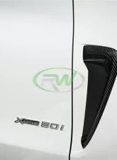 RW Carbon Fiber Fender Trims BMW F15 X5 | F85 X5M 2014-2018                                     - bmwf15008 - Image 3