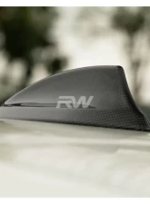 RW Carbon Full Carbon Fiber Roof Antenna Cover BMW F39 X2 | F86 X6M 2014-2022                                     - bmwf1501 - Image 3