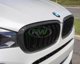 RW Carbon Fiber Grilles BMW F15 X5 | F16 X6 | F85 X5M 2014-2018