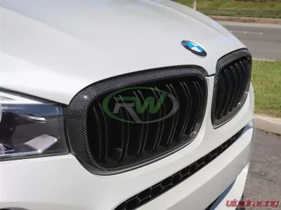 RW Carbon Fiber Grilles BMW F15 X5 | F16 X6 | F85 X5M 2014-2018 - bmwf15016