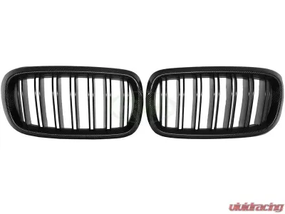 RW Carbon Fiber Grilles BMW F15 X5 | F16 X6 | F85 X5M 2014-2018 - bmwf15016