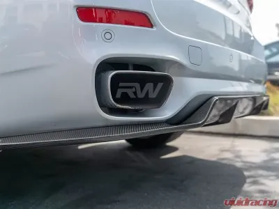 RW Carbon Sport 3D Style Carbon Fiber Diffuser BMW F15 X5 M 2014-2018 - bmwf15020