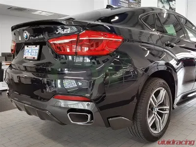RW Carbon M Sport Carbon Fiber Diffuser BMW F16 X6 2014-2018 - bmwf16004