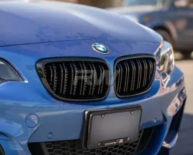 RW Carbon Double Slat Gloss Black Grilles BMW F22 | F23 | F87 2014-2021