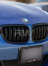 RW Carbon Double Slat Gloss Black Grilles BMW F22 | F23 | F87 2014-2021                                     - bmwf22004 - Image 6