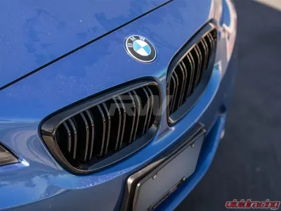 RW Carbon Double Slat Gloss Black Grilles BMW F22 | F23 | F87 2014-2021 - bmwf22004