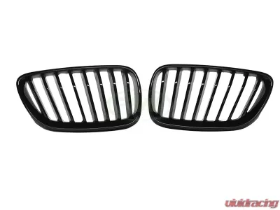 RW Carbon Double Slat Gloss Black Grilles BMW F22 | F23 | F87 2014-2021 - bmwf22004