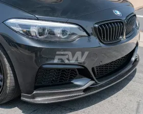 RW Carbon 3D Style Carbon Fiber Front Lip BMW F22 | F23 2014-2021