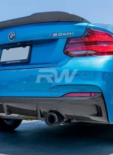 RW Carbon Exotics Style CF Rear Diffuser BMW F22 | F23 2014-2021                                     - bmwf22007 - Image 6