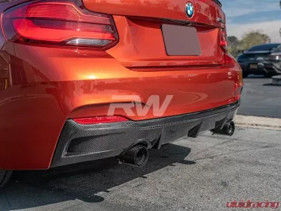 RW Carbon Exotics Style CF Rear Diffuser BMW F22 | F23 2014-2021 - bmwf22007