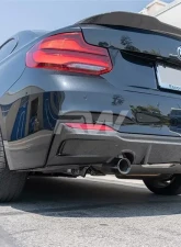RW Carbon Exotics Style CF Rear Diffuser BMW F22 | F23 2014-2021                                     - bmwf22007 - Image 4