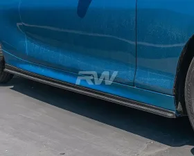 RW Carbon Fiber Side Skirt Extensions BMW F22 | F23 2014-2021