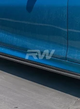 RW Carbon Fiber Side Skirt Extensions BMW F22 | F23 2014-2021                                     - bmwf22010 - Image 6
