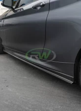 RW Carbon Fiber Side Skirt Extensions BMW F22 | F23 2014-2021                                     - bmwf22010 - Image 4