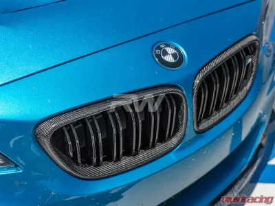 RW Carbon Fiber Grilles BMW F22 | F23 | F87 2014-2021 - bmwf22013